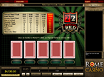 Video Poker at Rome Casino